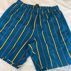 ASOS green swimming shorts